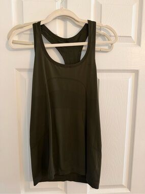 lululemon athletica Olive Green Racerback Tank
